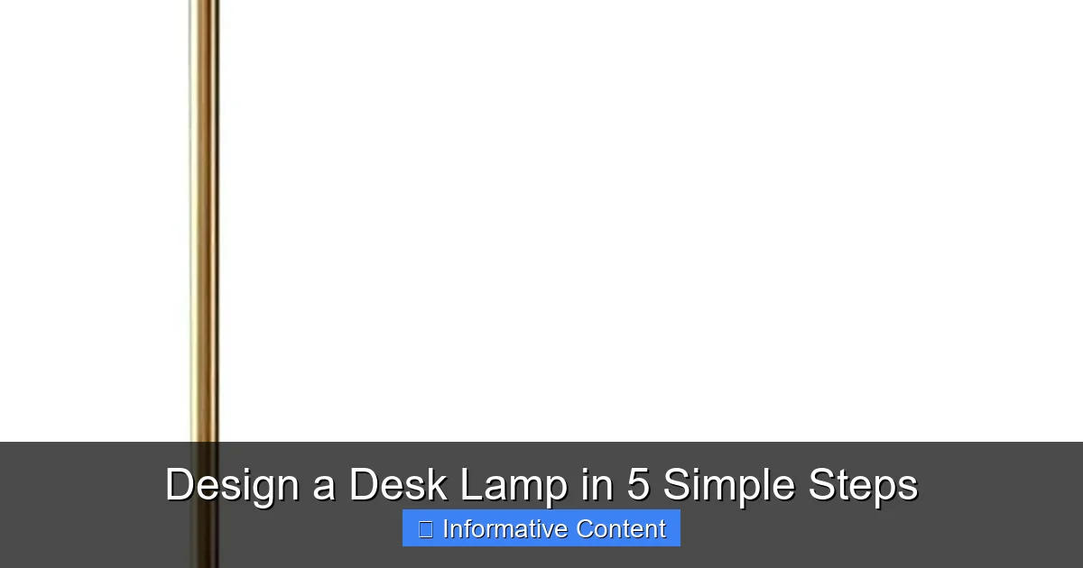 Design a Desk Lamp in 5 Simple Steps