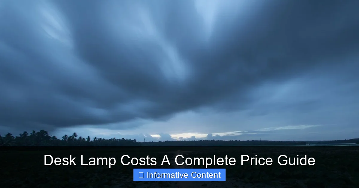 Desk Lamp Costs A Complete Price Guide