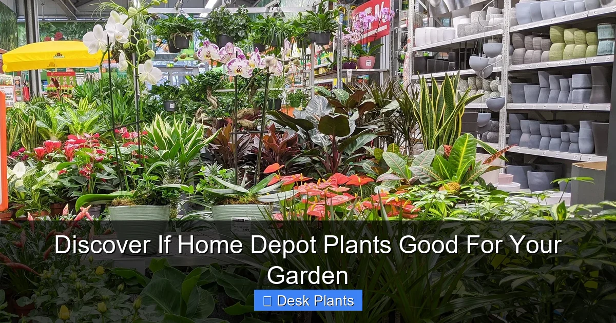 Discover If Home Depot Plants Good For Your Garden