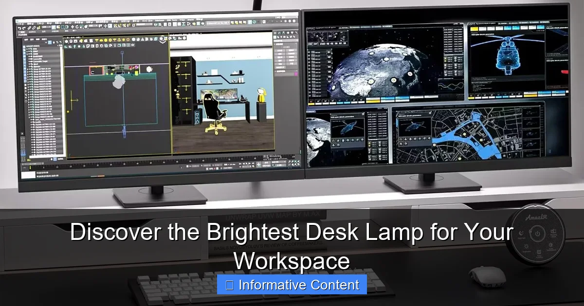 Discover the Brightest Desk Lamp for Your Workspace