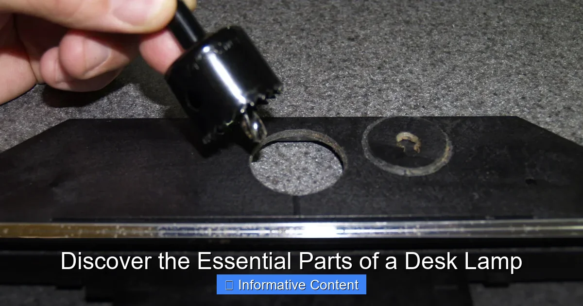 Discover the Essential Parts of a Desk Lamp