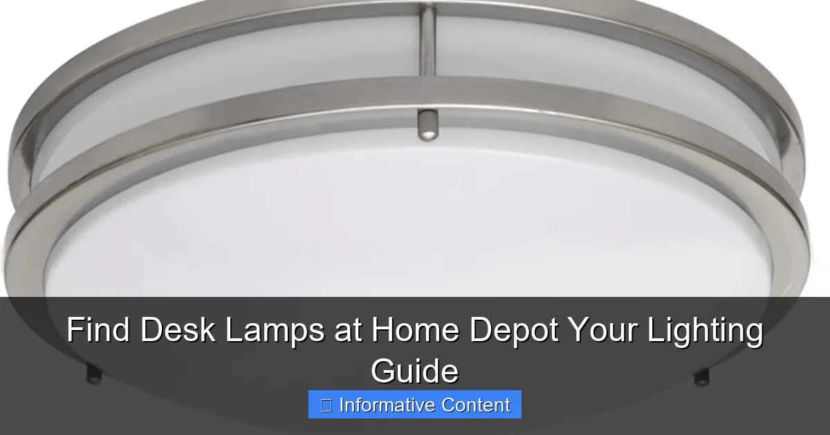 Find Desk Lamps at Home Depot Your Lighting Guide