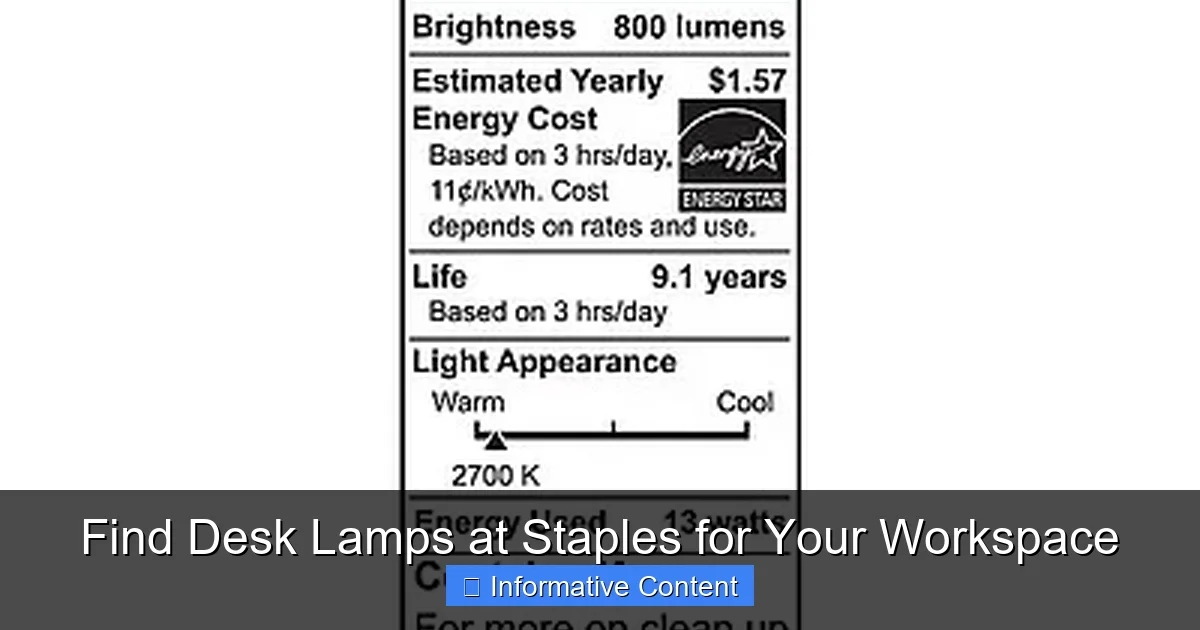 Find Desk Lamps at Staples for Your Workspace