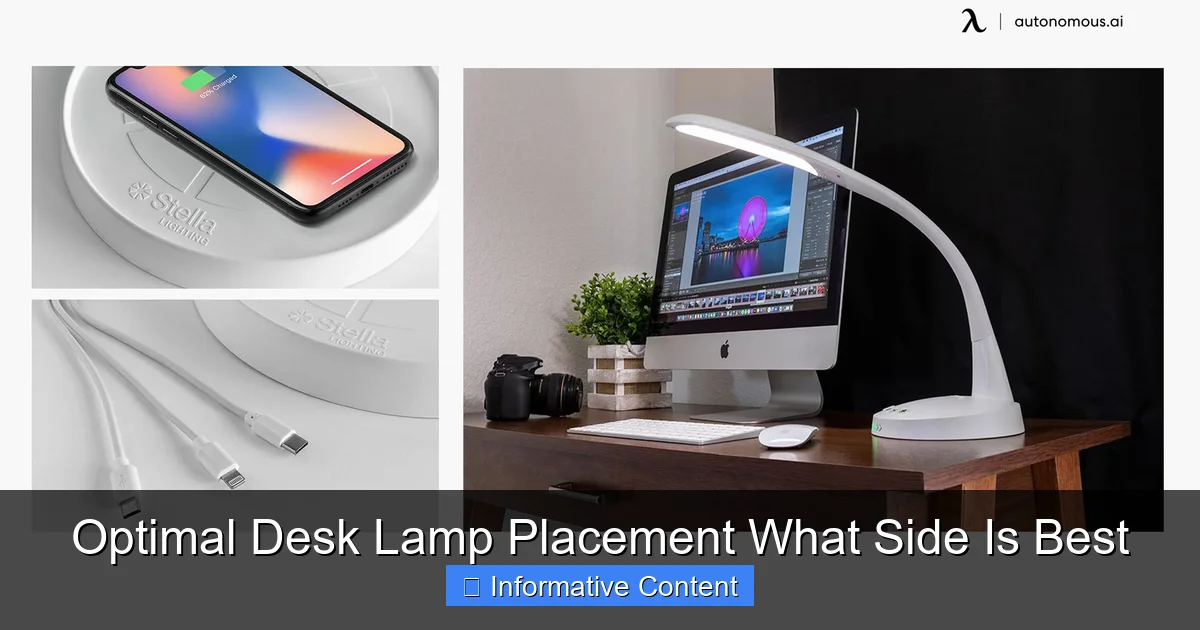 Optimal Desk Lamp Placement What Side Is Best