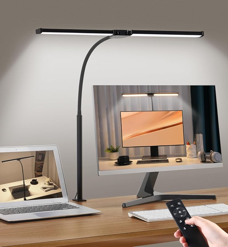Led Desk Lamp for Home Office, Eye-Care Architect Light with Clamp, Sm