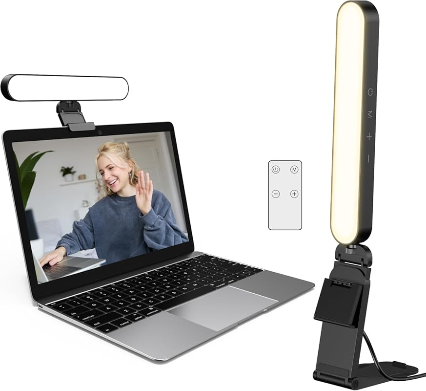 InnoGear Video Conference Light for Monitors, with Remote and Touch Co