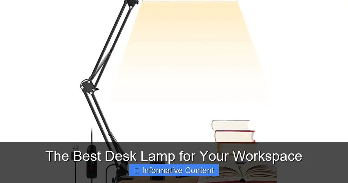 The Best Desk Lamp for Your Workspace