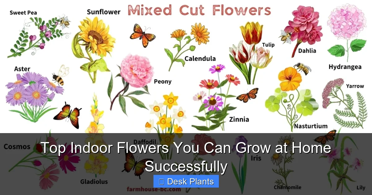 Top Indoor Flowers You Can Grow at Home Successfully