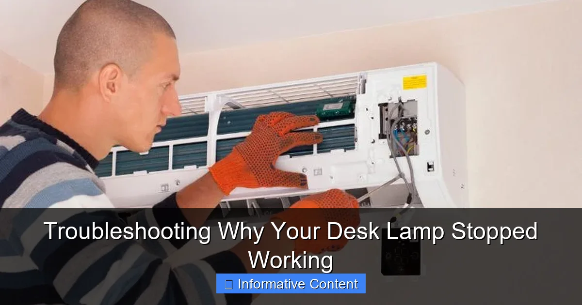 Troubleshooting Why Your Desk Lamp Stopped Working