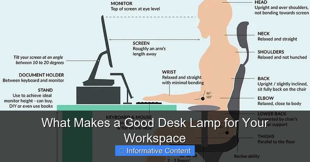 What Makes a Good Desk Lamp for Your Workspace