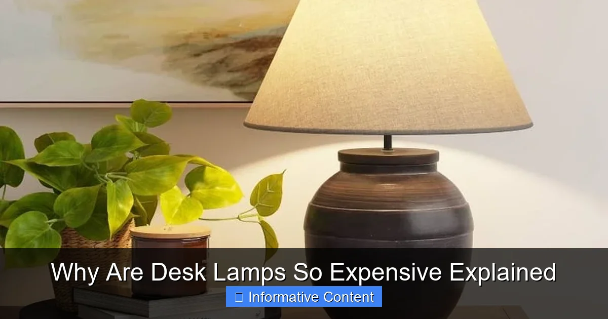 Why Are Desk Lamps So Expensive Explained