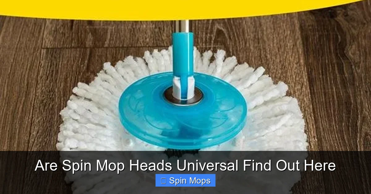 Are Spin Mop Heads Universal Find Out Here