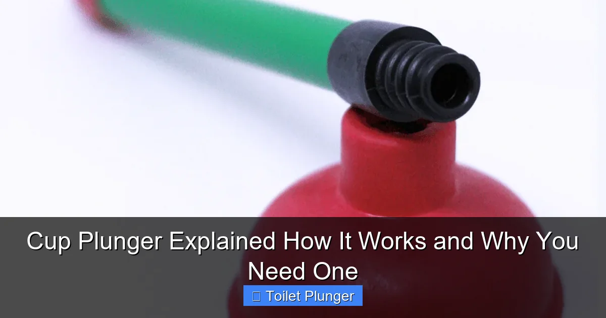 Cup Plunger Explained How It Works and Why You Need One