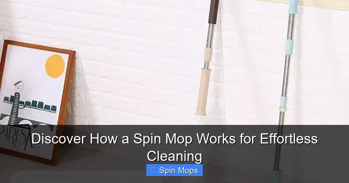Discover How a Spin Mop Works for Effortless Cleaning