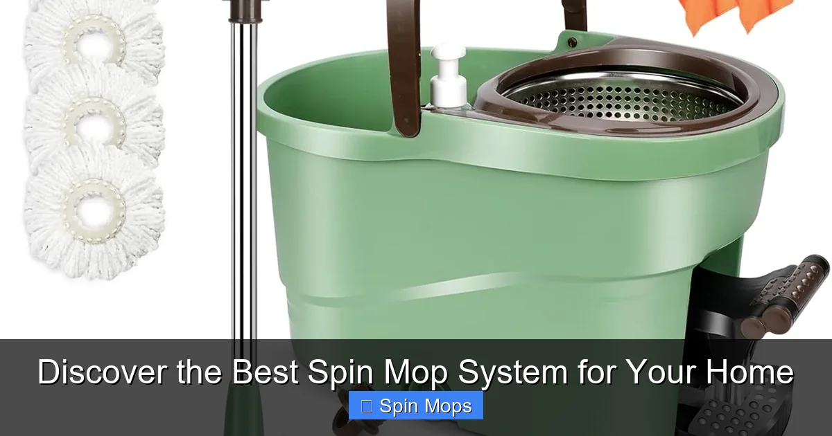Discover the Best Spin Mop System for Your Home