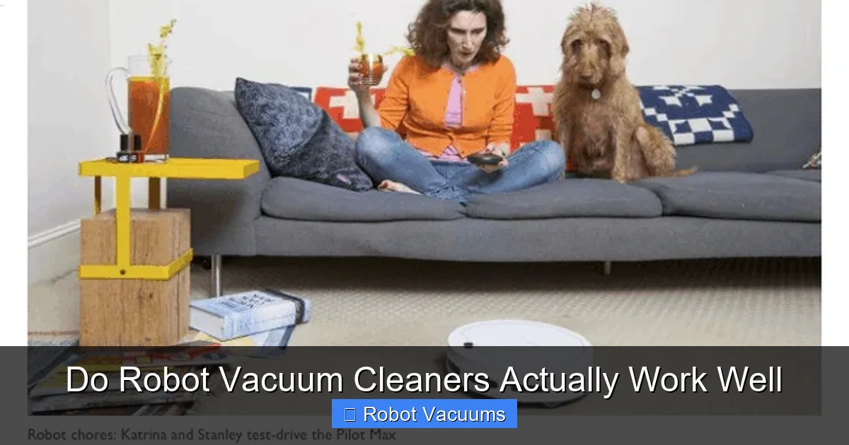 Do Robot Vacuum Cleaners Actually Work Well