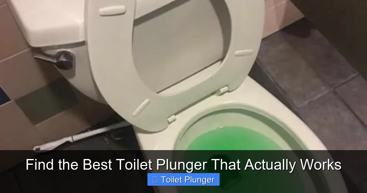 Find the Best Toilet Plunger That Actually Works