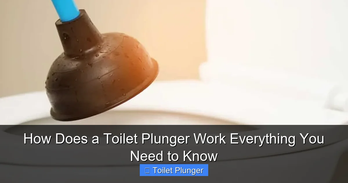 How Does a Toilet Plunger Work Everything You Need to Know