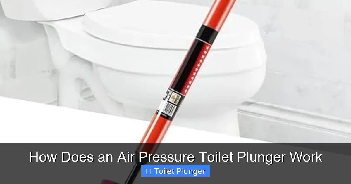How Does an Air Pressure Toilet Plunger Work