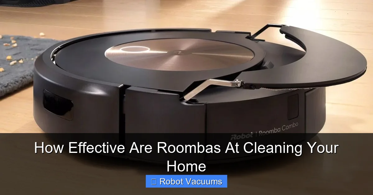 How Effective Are Roombas At Cleaning Your Home