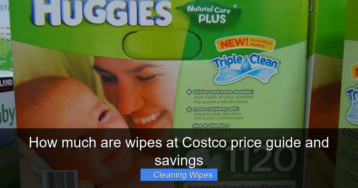 How much are wipes at Costco price guide and savings