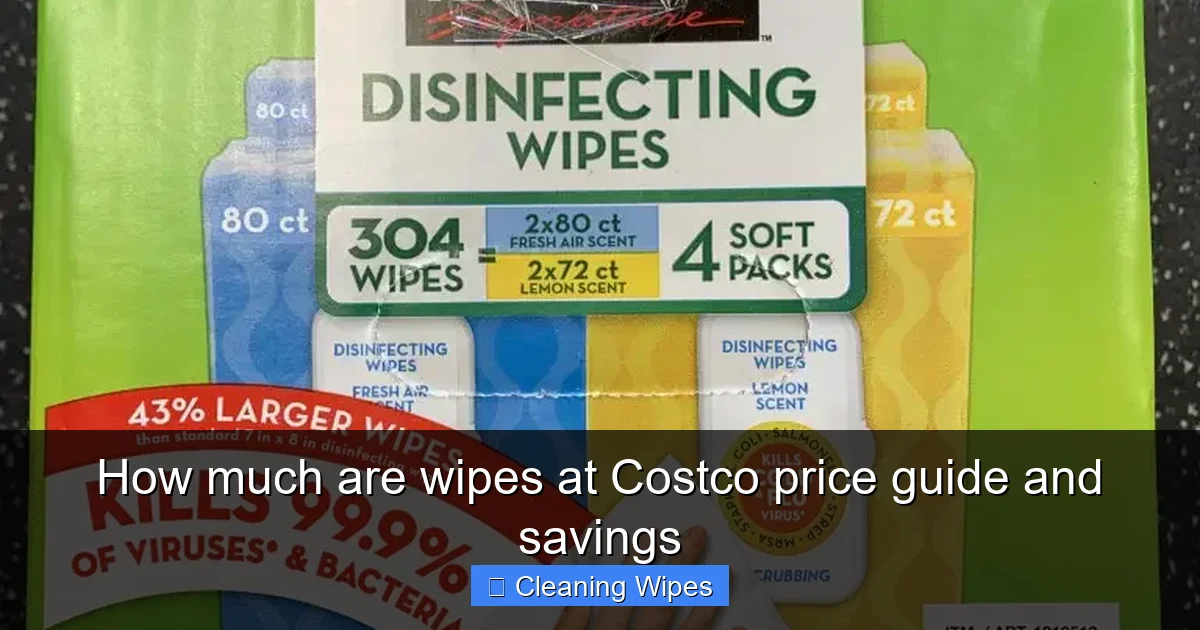 How much are wipes at Costco price guide and savings