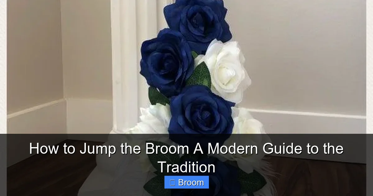 How to Jump the Broom A Modern Guide to the Tradition