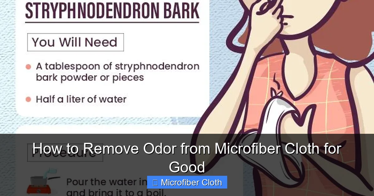 How to Remove Odor from Microfiber Cloth for Good