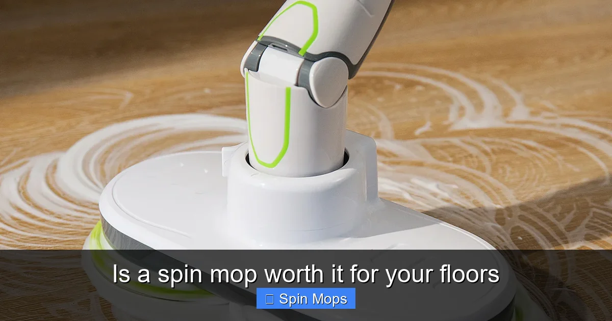 Is a spin mop worth it for your floors