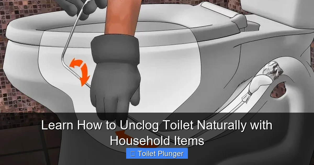 Learn How to Unclog Toilet Naturally with Household Items