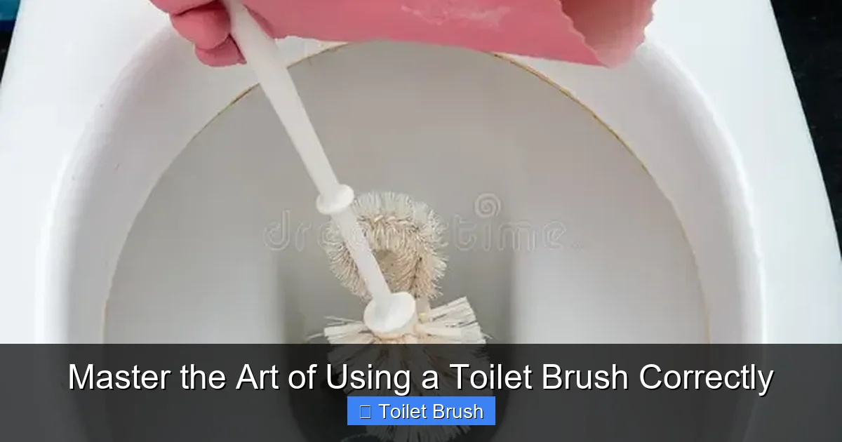 Master the Art of Using a Toilet Brush Correctly