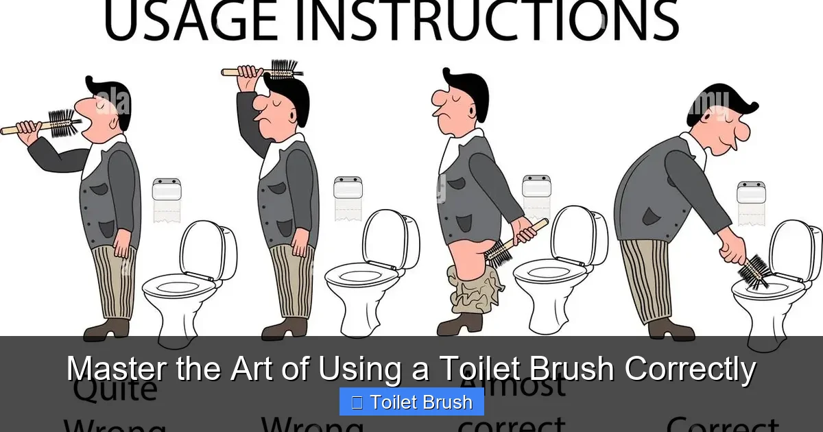 Master the Art of Using a Toilet Brush Correctly