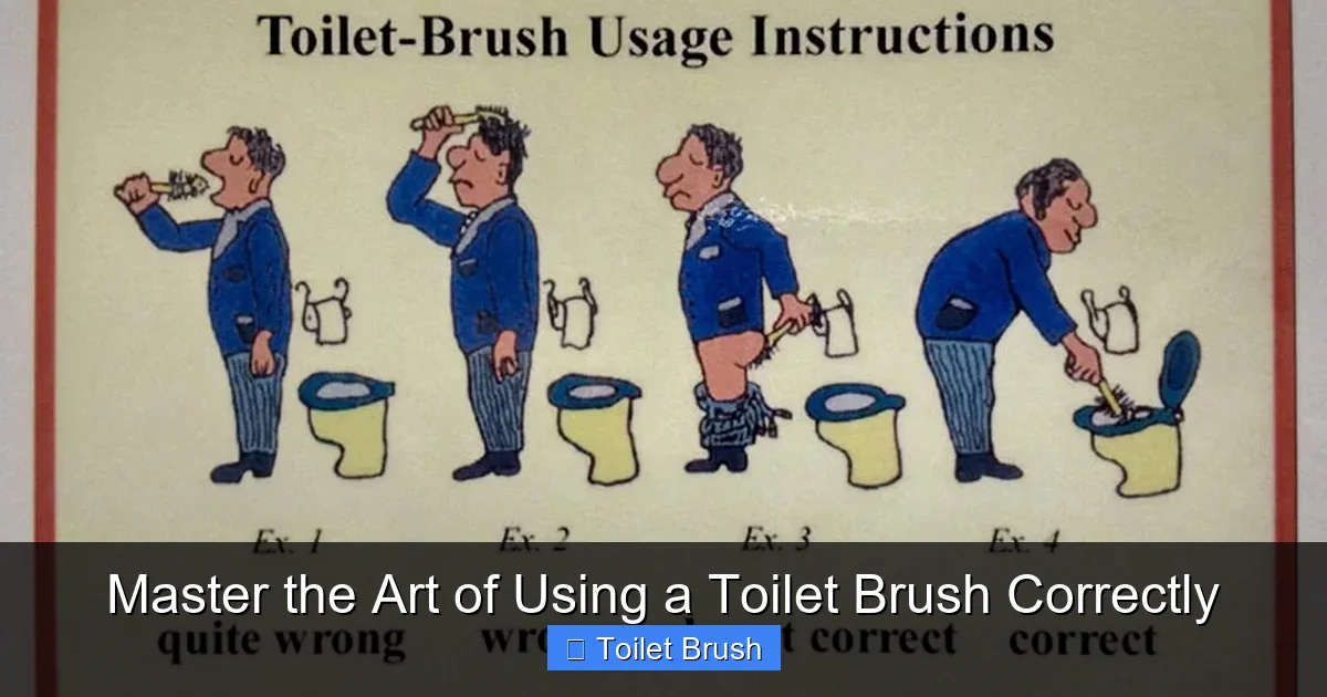 Master the Art of Using a Toilet Brush Correctly