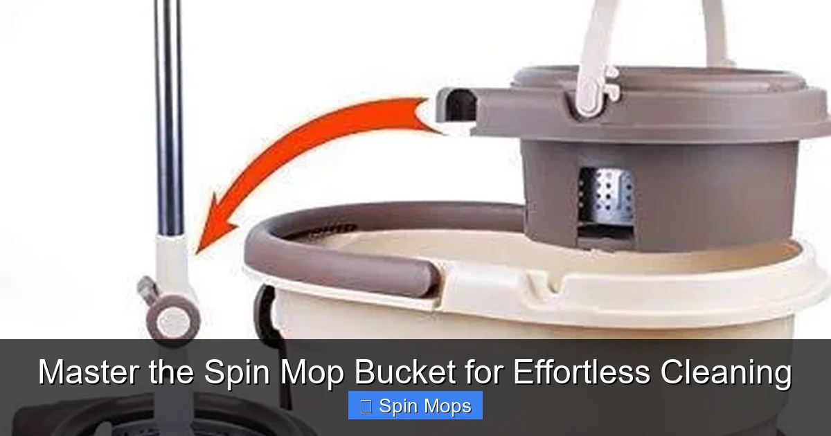 Master the Spin Mop Bucket for Effortless Cleaning