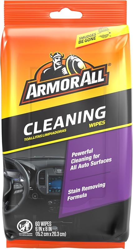 Armor All Car Interior Cleaner Wipes for Cars, Trucks and Motorcycles,