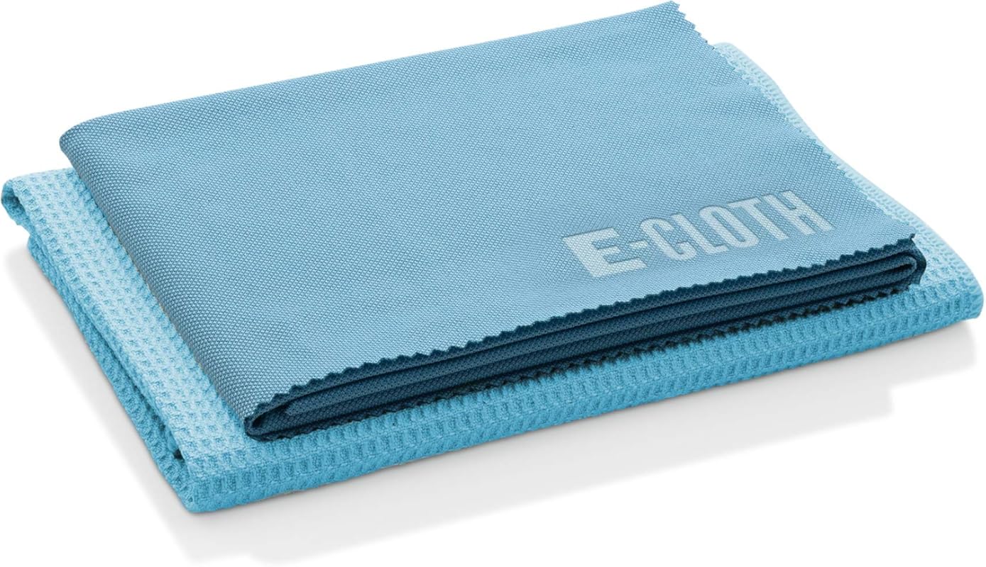 E-Cloth Microfiber Window Cleaning Cloth Kit - Glass Cleaning Cloth fo