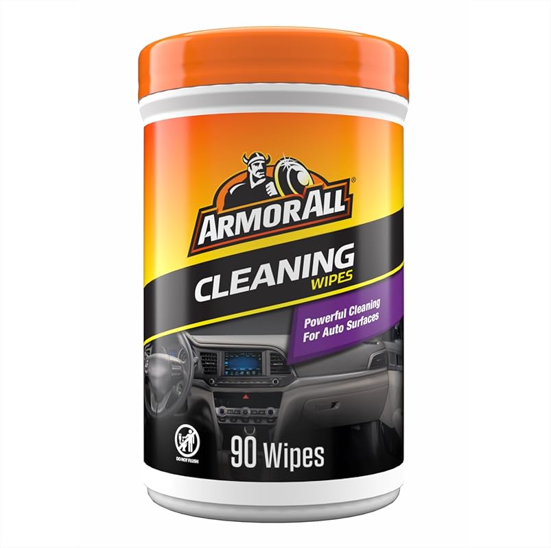 Armor All Car Cleaning Wipes, Wipes for Car Interior and Car Exterior,