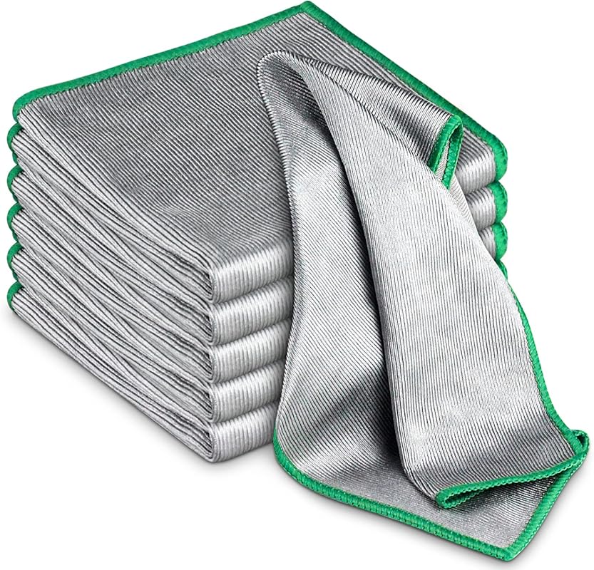 Glass Polishing Cloth Streak Free Miracle Cleaning Cloth Lint Free Mic