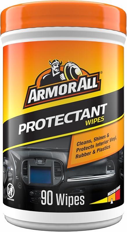 Armor All Car Interior Protectant Wipes with UV Protection for Vinyl, 