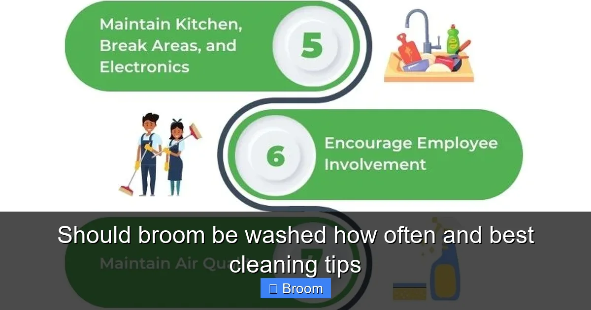 Should broom be washed how often and best cleaning tips