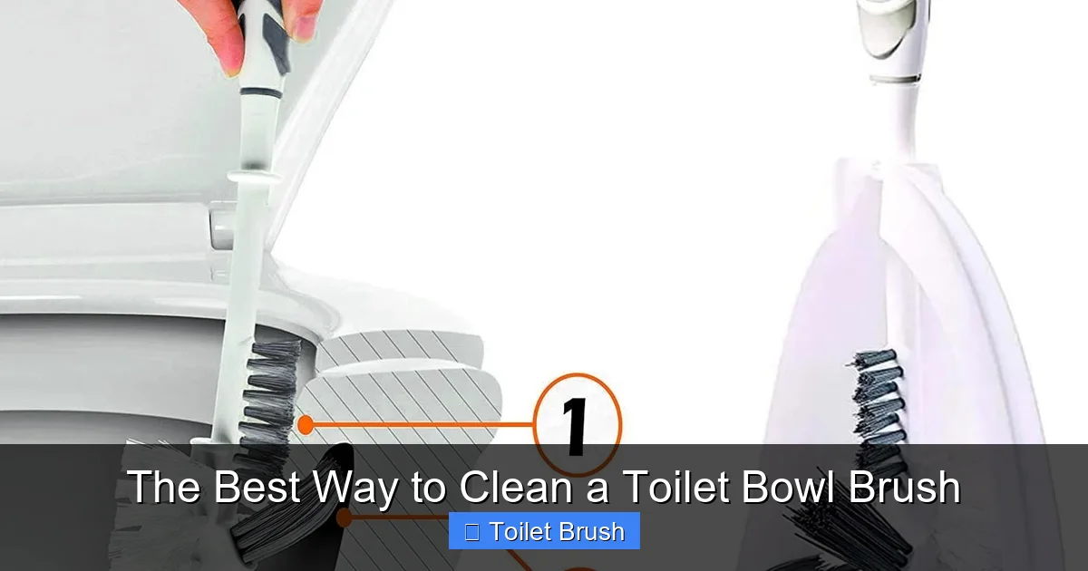 The Best Way to Clean a Toilet Bowl Brush