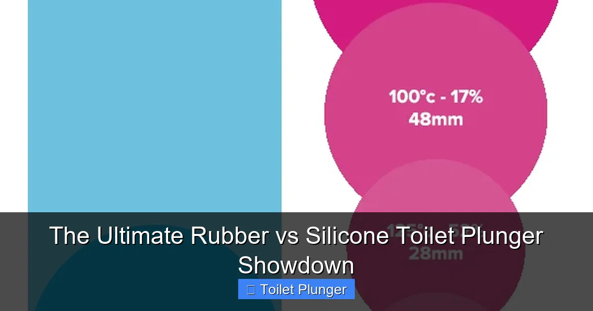 The Ultimate Rubber vs Silicone Toilet Plunger Showdown