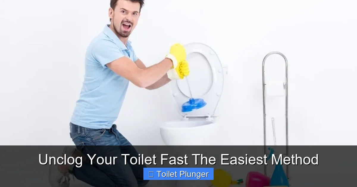 Unclog Your Toilet Fast The Easiest Method