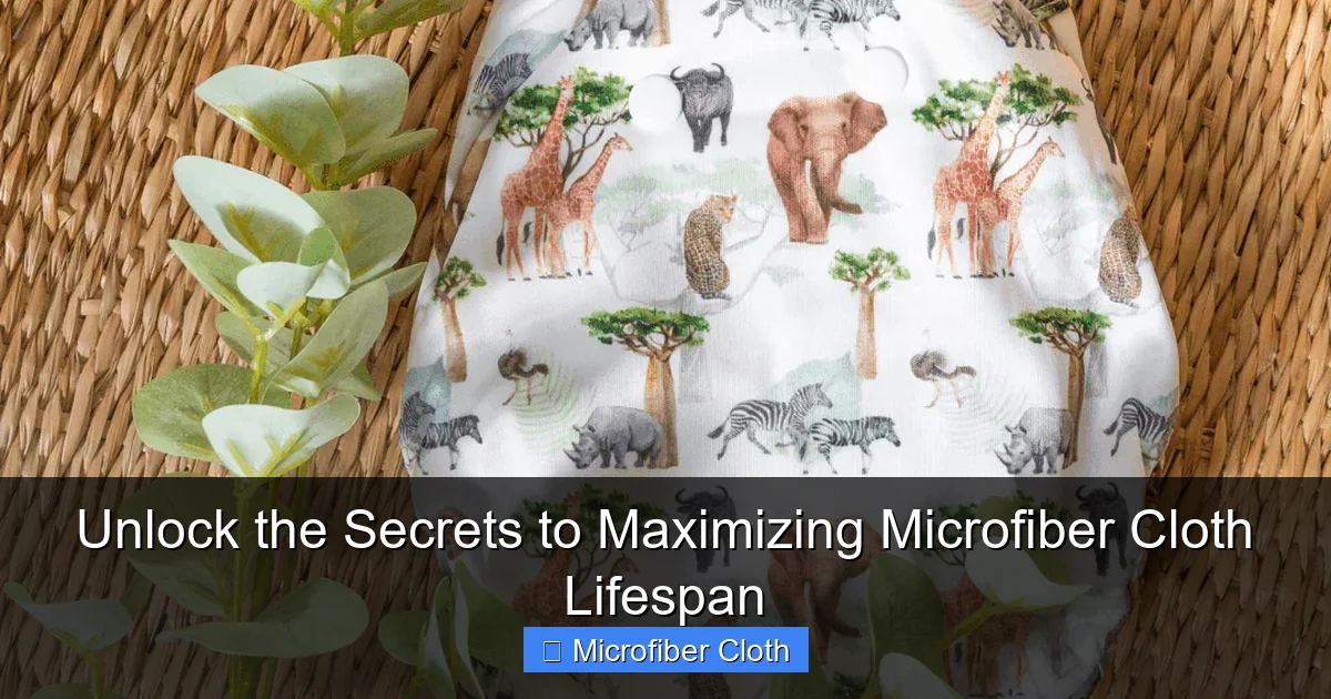 Unlock the Secrets to Maximizing Microfiber Cloth Lifespan