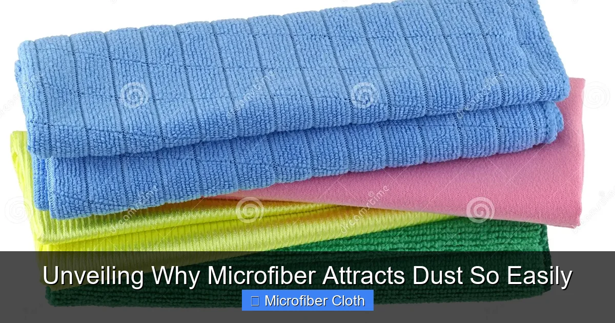 Unveiling Why Microfiber Attracts Dust So Easily
