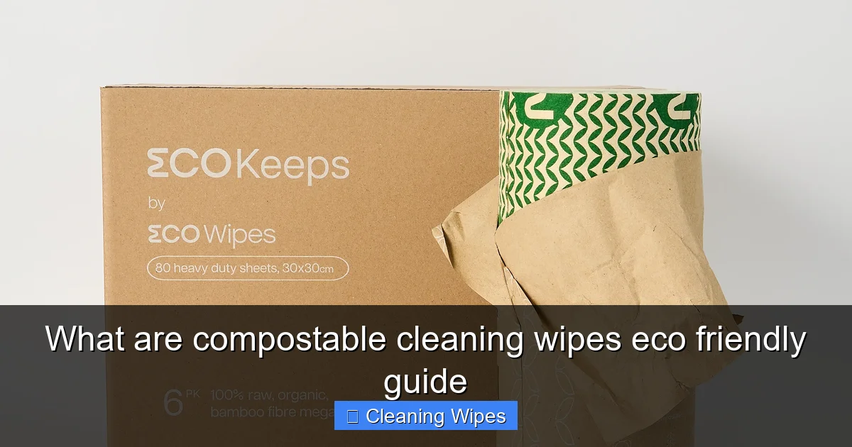 What are compostable cleaning wipes eco friendly guide