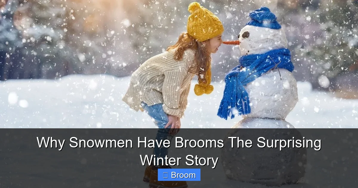 Why Snowmen Have Brooms The Surprising Winter Story