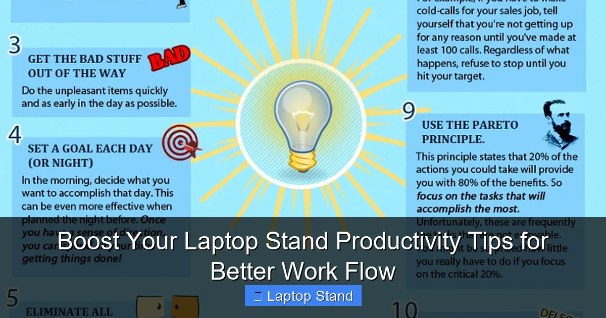 Boost Your Laptop Stand Productivity Tips for Better Work Flow