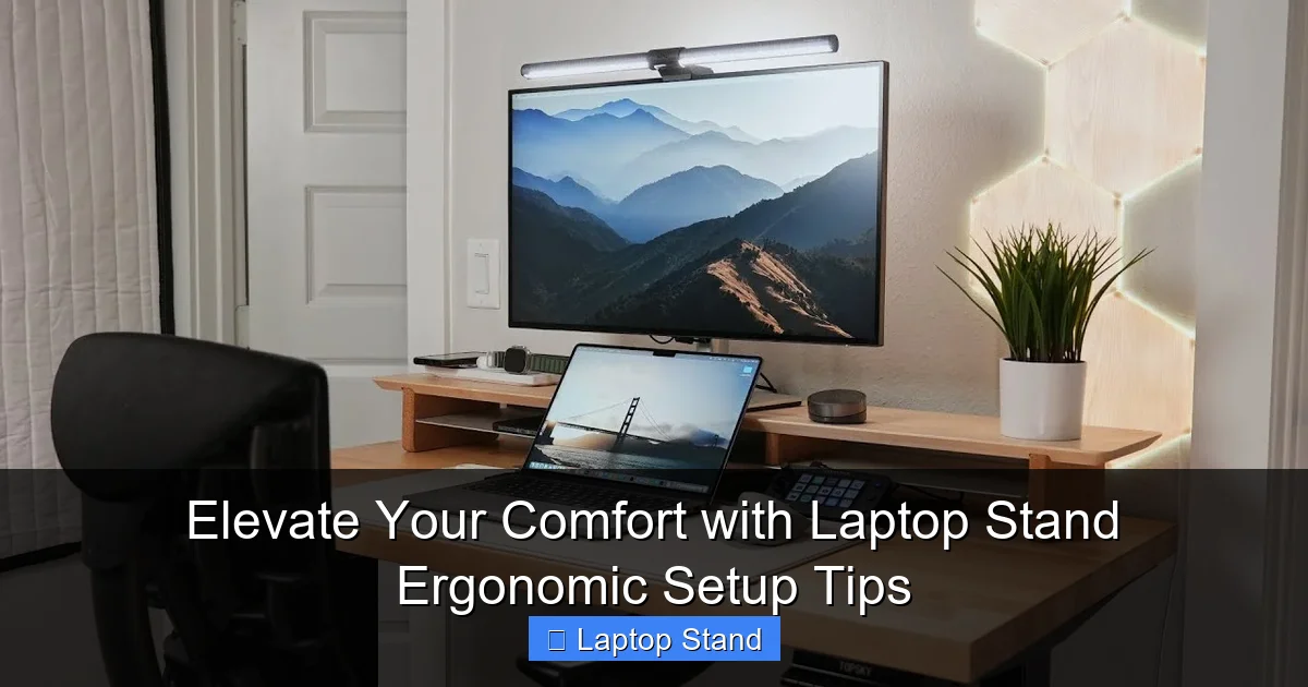 Elevate Your Comfort with Laptop Stand Ergonomic Setup Tips