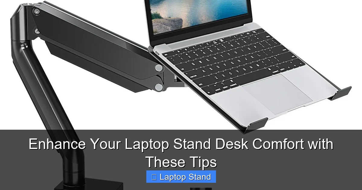 Enhance Your Laptop Stand Desk Comfort with These Tips